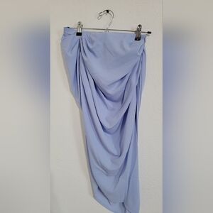 Elegant Light Blue Women's Skirt